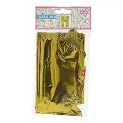Van Cranenbroek Folieballon 35 cm letter M goud aanbieding