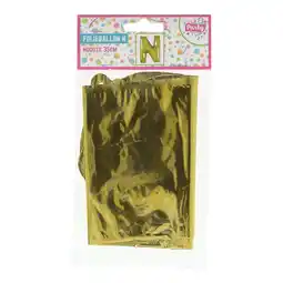 Van Cranenbroek Folieballon 35 cm letter N goud aanbieding