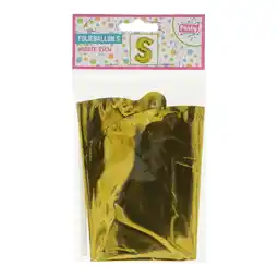Van Cranenbroek Folieballon 35 cm letter S goud aanbieding