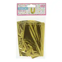 Van Cranenbroek Folieballon 35 cm letter U goud aanbieding