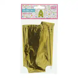 Van Cranenbroek Folieballon 35 cm letter A goud aanbieding