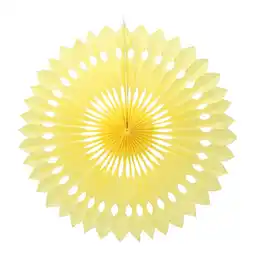 Van Cranenbroek Honeycomb waaier 40 cm geel aanbieding