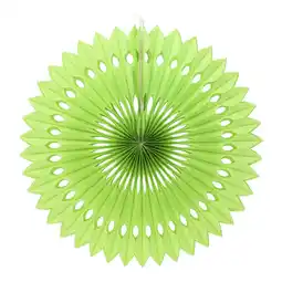 Van Cranenbroek Honeycomb waaier 40 cm lime aanbieding