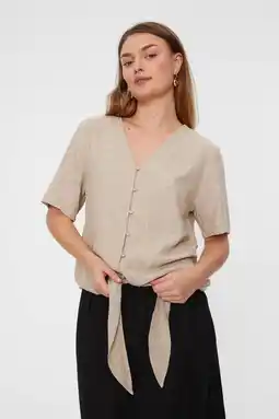 Wehkamp FREEQUENT blouse zand aanbieding