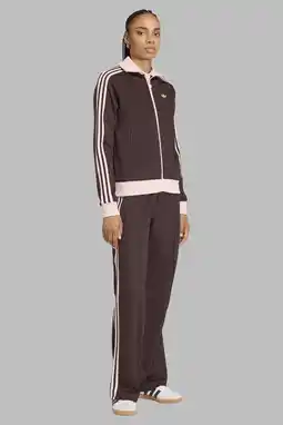 Wehkamp adidas Originals trainingsbroek Beckenbauer bruin aanbieding