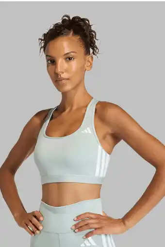 Wehkamp adidas Performance sport-bh medium support Optimé - mintgroen aanbieding