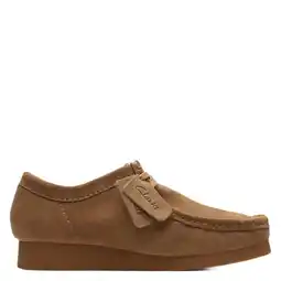 Wehkamp Clarks Wallabee evo suède bootschoenen cognac aanbieding
