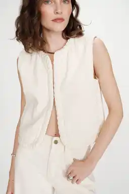 Wehkamp Grace & Mila gilet crème aanbieding