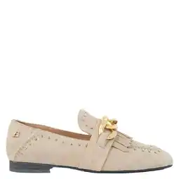 Wehkamp Babouche G-Manon-2 suède loafers beige aanbieding