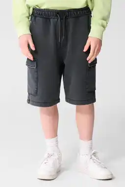 Wehkamp Shoeby regularwaist sweatshort antraciet aanbieding