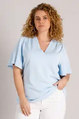 Wehkamp Yest Curve top lichtblauw aanbieding
