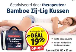 Lucovitaal Lucovitaal Zij-Lig Kussen Bamboe aanbieding