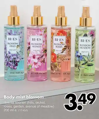 Wibra Body mist blossom aanbieding