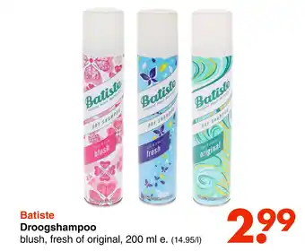 Wibra Batiste Droogshampoo aanbieding