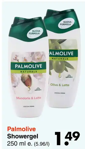 Wibra Palmolive Showergel aanbieding