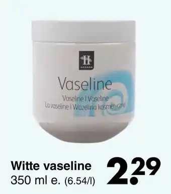 Wibra Witte vaseline aanbieding