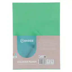 Albert Heijn 24Basics Gekleurd papier 150gsm 5 kleuren aanbieding