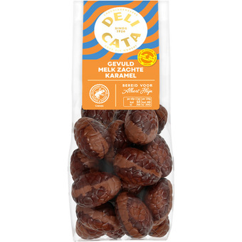 Albert Heijn Delicata Paaseitjes gevuld melk zachte karamel aanbieding