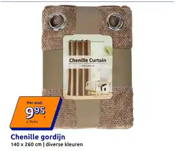 Action Chenille gordijn aanbieding