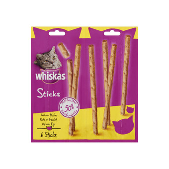 Albert Heijn Whiskas Sticks rijk aan kip aanbieding