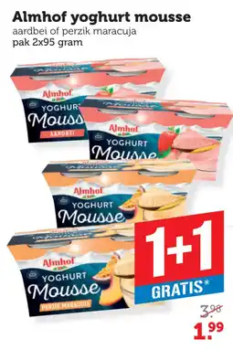 Coop Almhof yoghurt mousse aanbieding