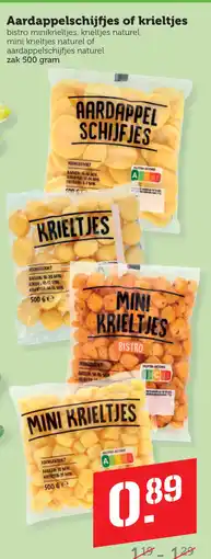 Coop Aardappelschijfjes of krieltjes aanbieding