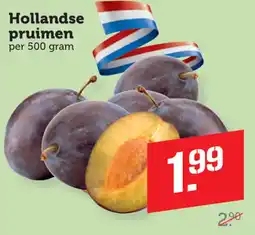 Coop Hollandse pruimen aanbieding