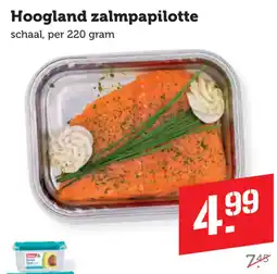 Coop Hoogland zalm papilotte aanbieding