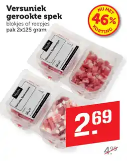 Coop Versuniek gerookte spek aanbieding