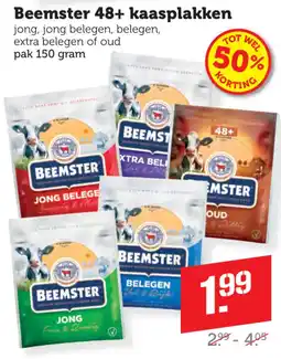 Coop Beemster 48+ kaasplakken aanbieding
