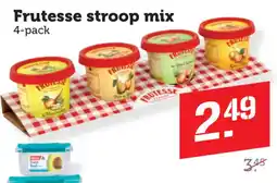 Coop Frutesse stroop mix aanbieding