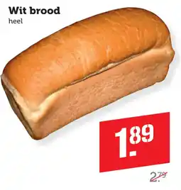 Coop wit brood aanbieding