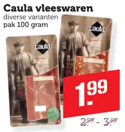Coop Caula vleeswaren aanbieding