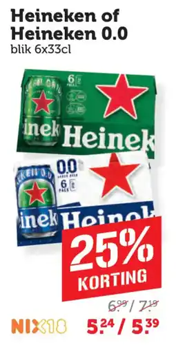 Coop Heineken of Heineken 0.0 aanbieding
