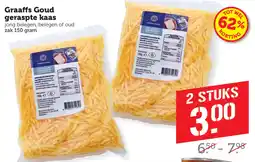 Coop Graaffs goud geraspte kaas aanbieding