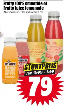 Dirk Fruity Juice lemonade aanbieding