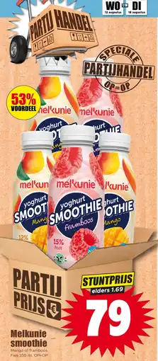 Dirk melkunie smoothie aanbieding