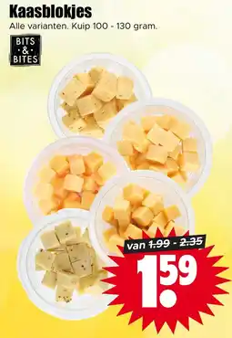 Dirk bits & bites kaasblokjes aanbieding