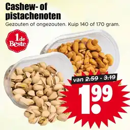 Dirk Cashew- of pistachenoten aanbieding