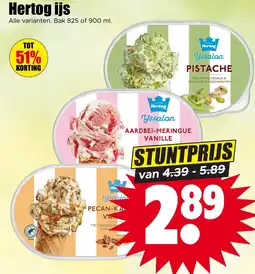 Dirk Hertog ijs aanbieding