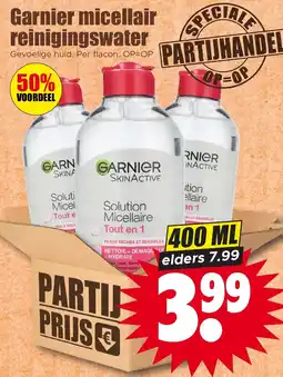 Dirk Garnier micellair reinigingswater aanbieding