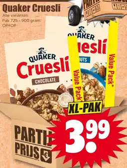 Dirk Quaker Cruesli aanbieding