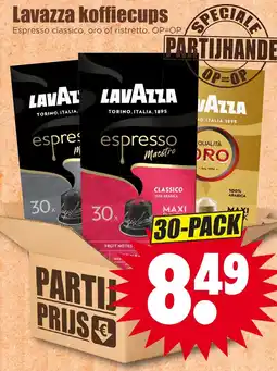 Dirk Lavazza koffiecup aanbieding