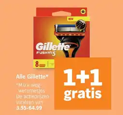 Albert Heijn Alle Gillette aanbieding