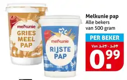 Hoogvliet Melkunie Pap aanbieding
