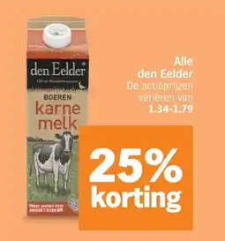 Albert Heijn Alle den Eelder aanbieding