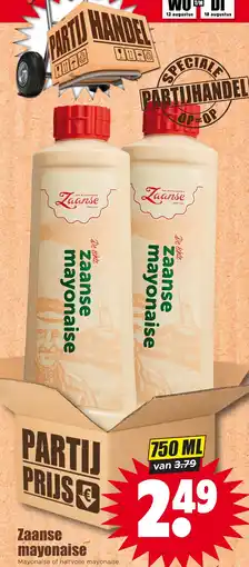 Dirk Zaanse mayonaise aanbieding