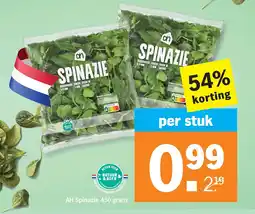 Albert Heijn AH Spinazie aanbieding