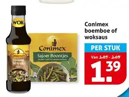 Hoogvliet Conimex Boemboe of Woksaus aanbieding