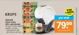 Albert Heijn KRUPS Nescafé dolce gusto neo latte bundel aanbieding